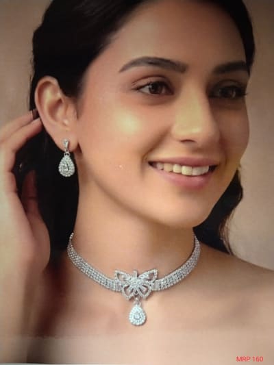 Gala set Ascend Alloy Silver Jewellery Set