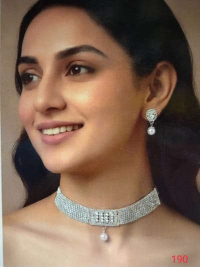 Gala set Ascend Alloy Silver Jewellery Set