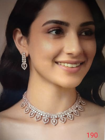 Gala set Ascend Alloy Silver Jewellery Set