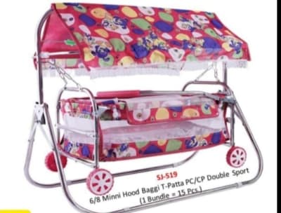 Baby jhula steel model pipe in trolly