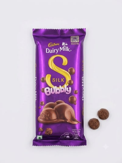 Cadbury Dairy Milk Silk Bubbly Chocolate Bar