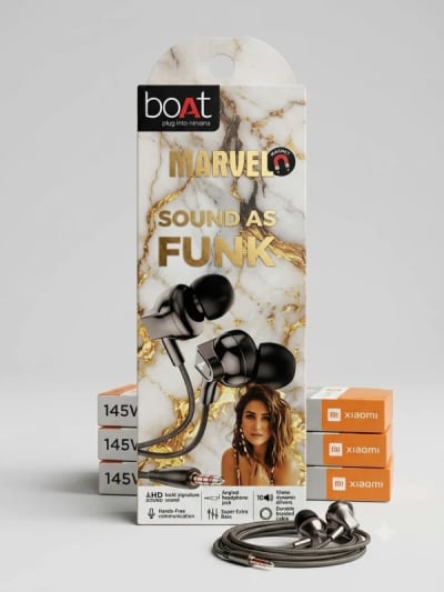 Boat earphone copy