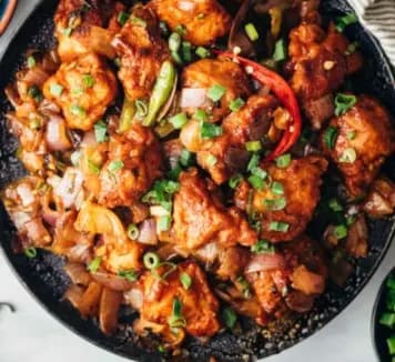 Boneless Chicken Chilli - Full Plate