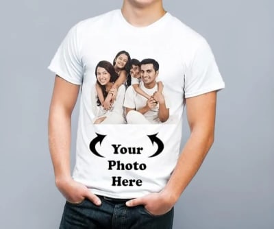 Photo or Text on Tshirt 