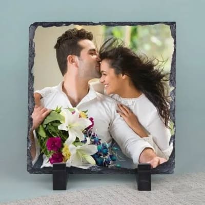  Photo frame Personalize Stone Printing(8"*8")SH25