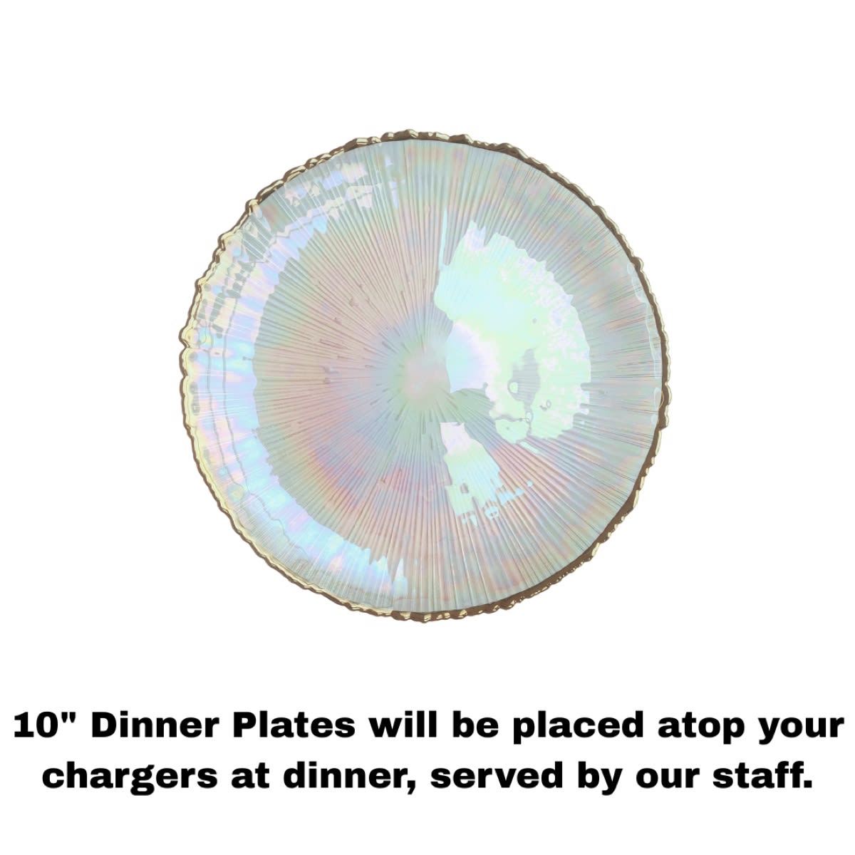 Gold Rim Dinner Plates