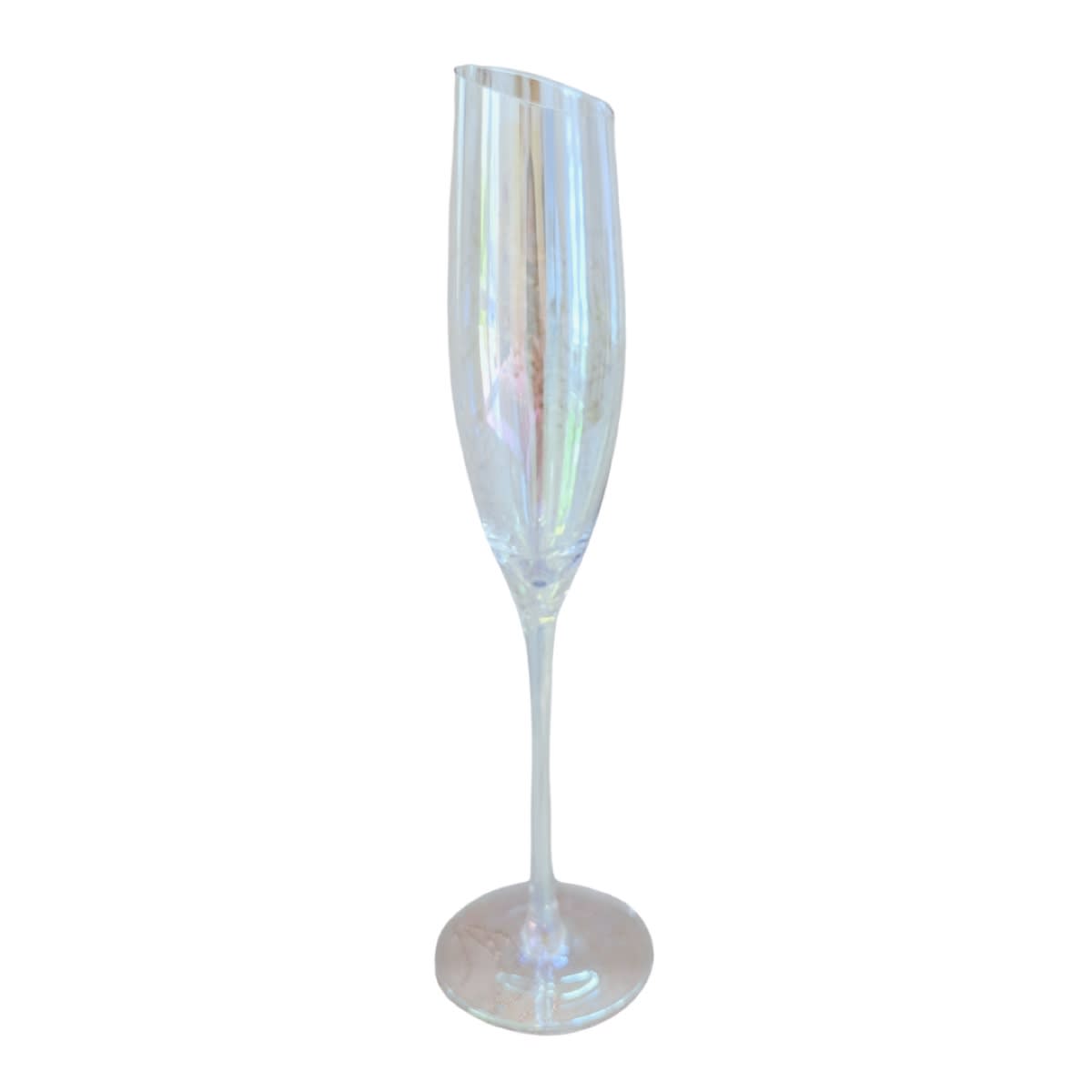 Iridescent Champagne Flutes