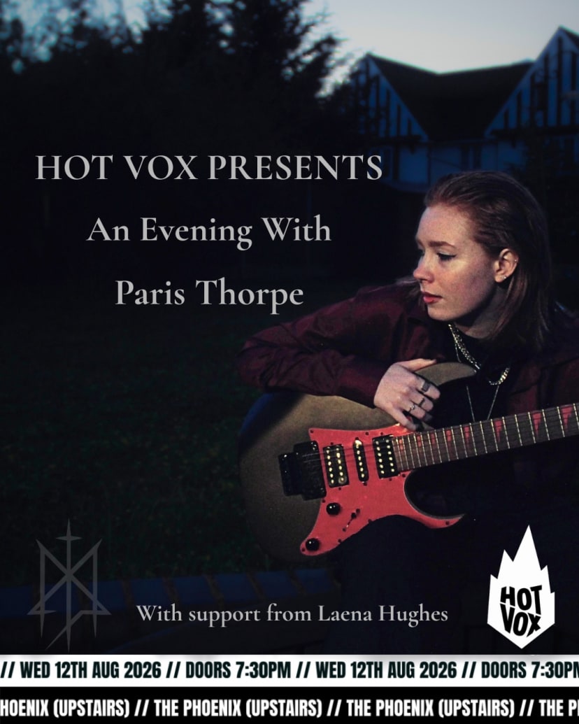 Hot Vox Presents: An Evening with Paris Thorpe