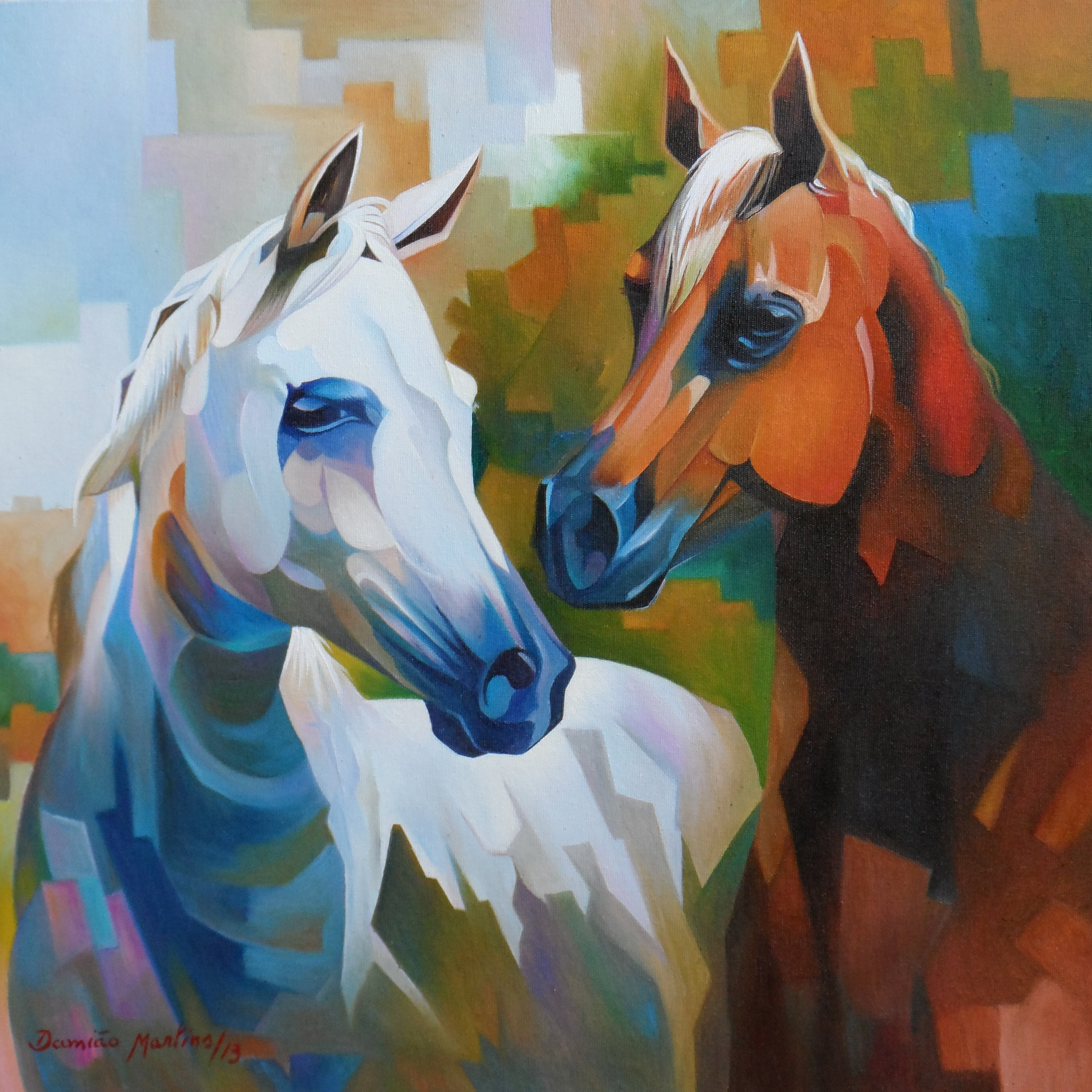 Obra Damião Martins - Arte Cubista