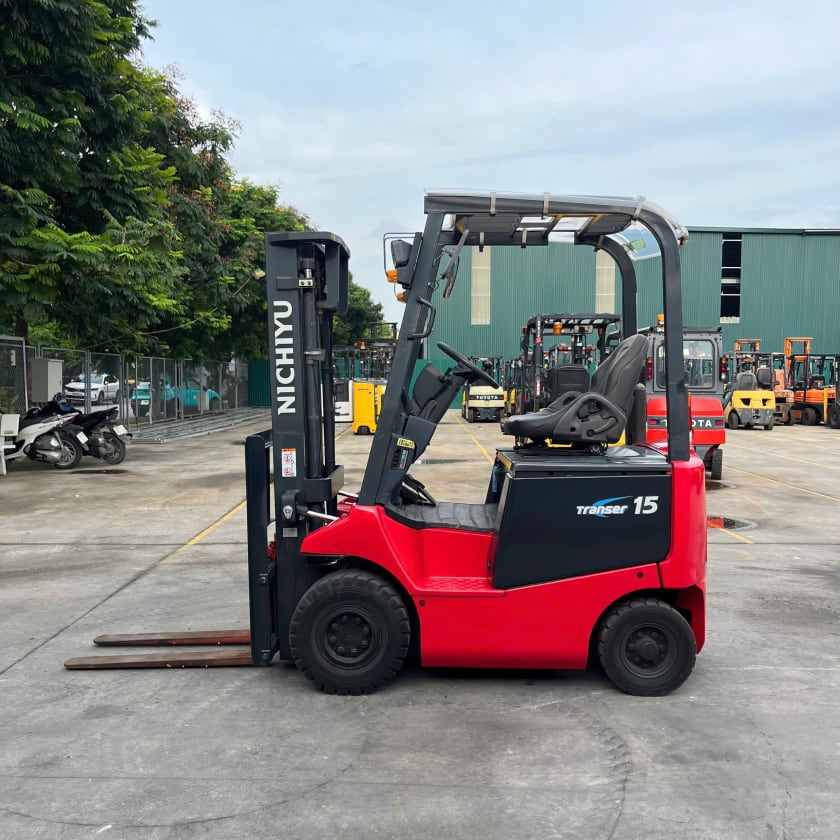 XE NÂNG ĐIỆN CŨ 1,5 TẤN NICHIYU FB15PN-77-300 221E22307