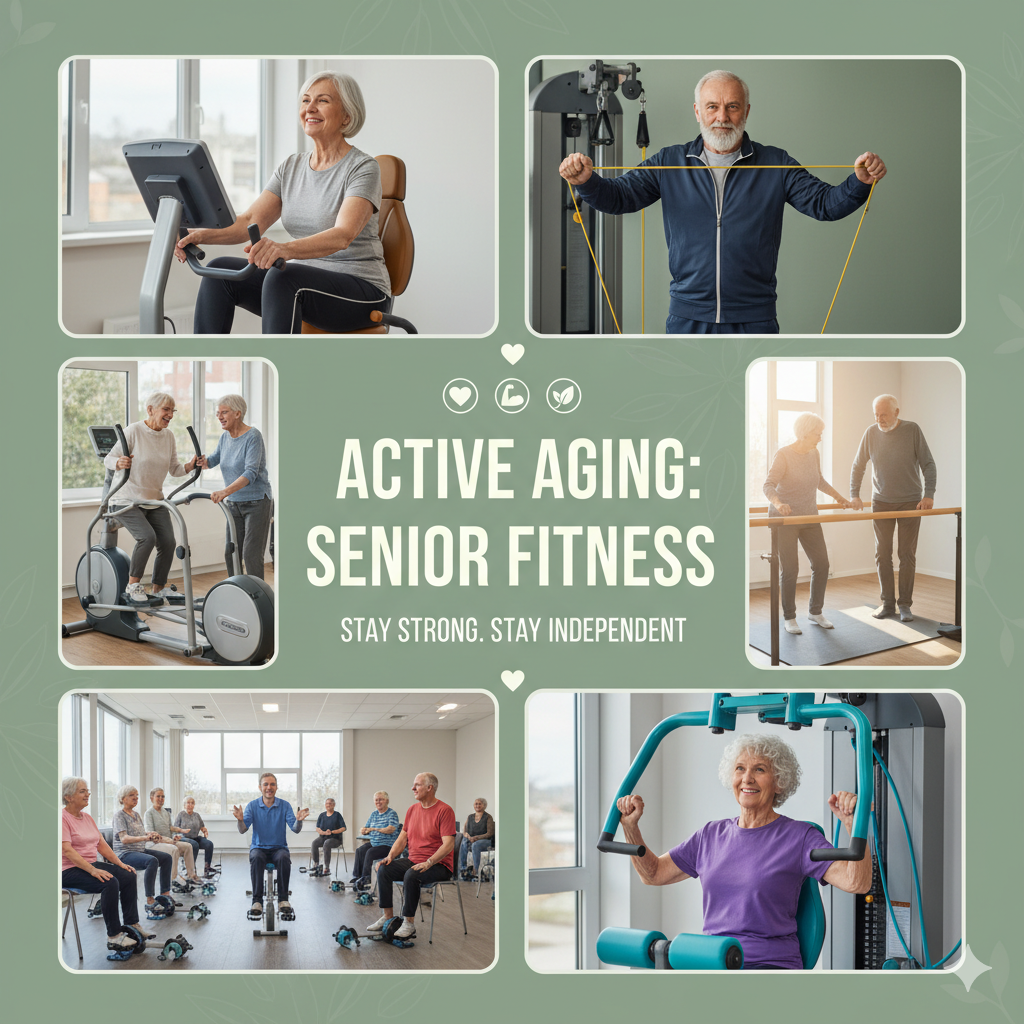 SENIOR-FRIENDLY FITNESS EQUIPMENTS