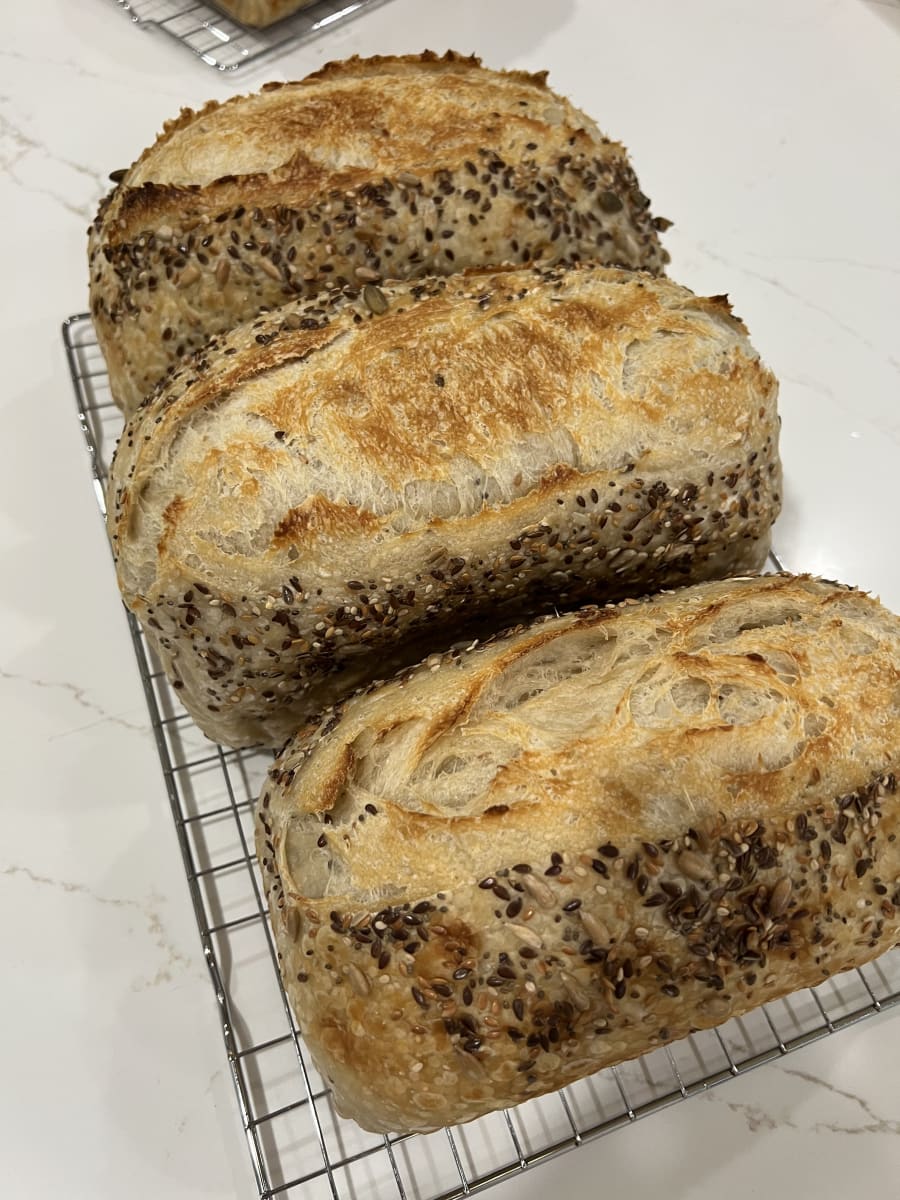Everything Cheddar Sourdough Loaf product photo