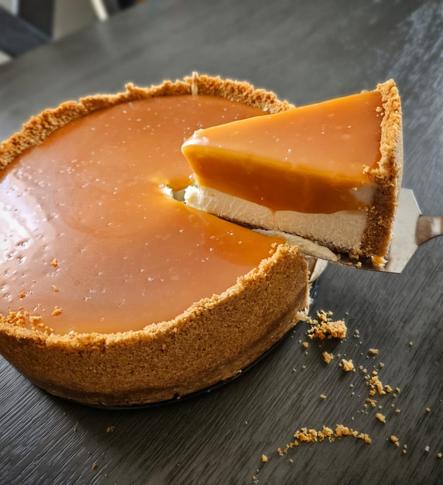 Salted Caramel Cheesecake Slices product photo