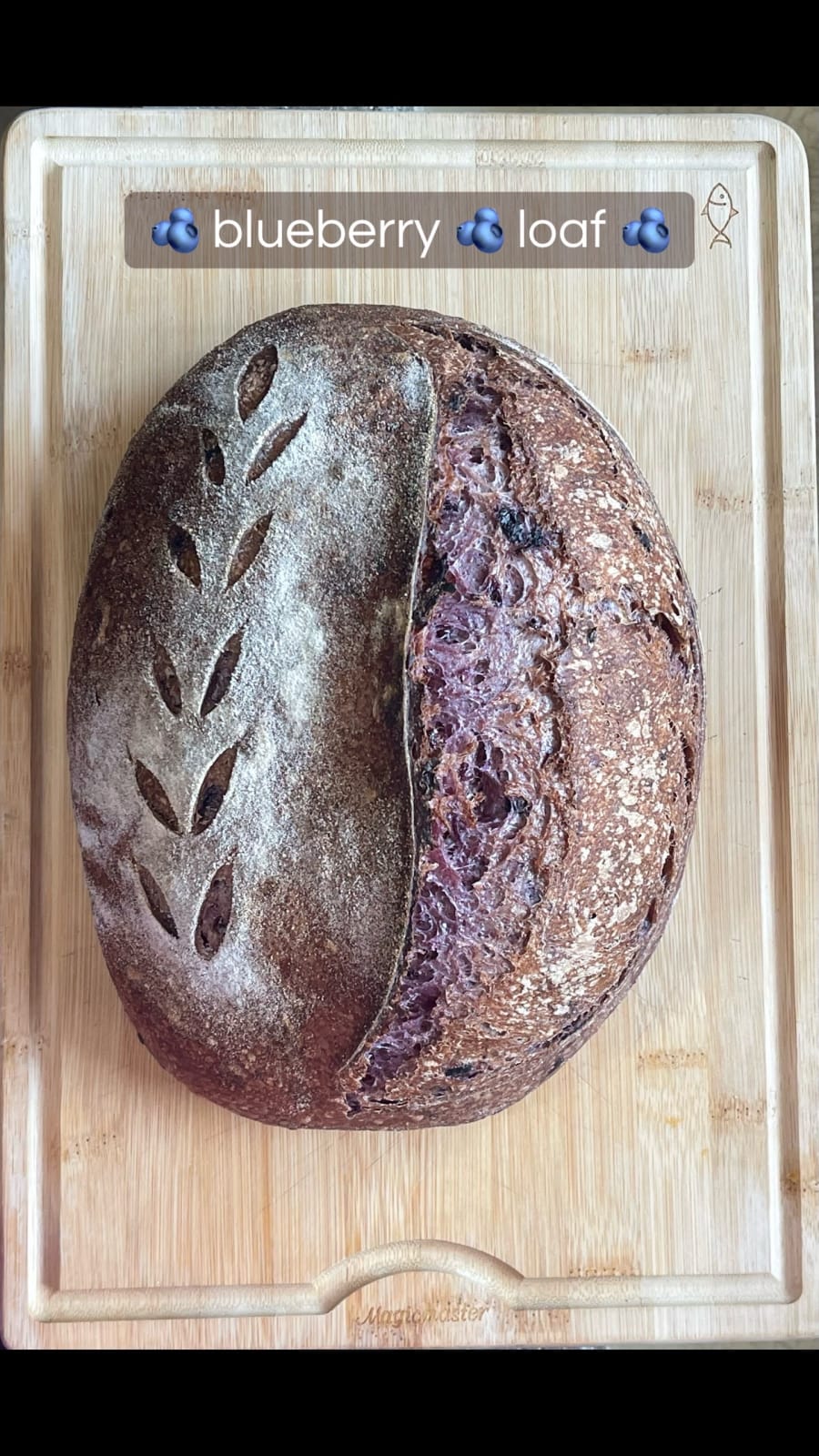 Blueberry Sourdough Loaf product photo