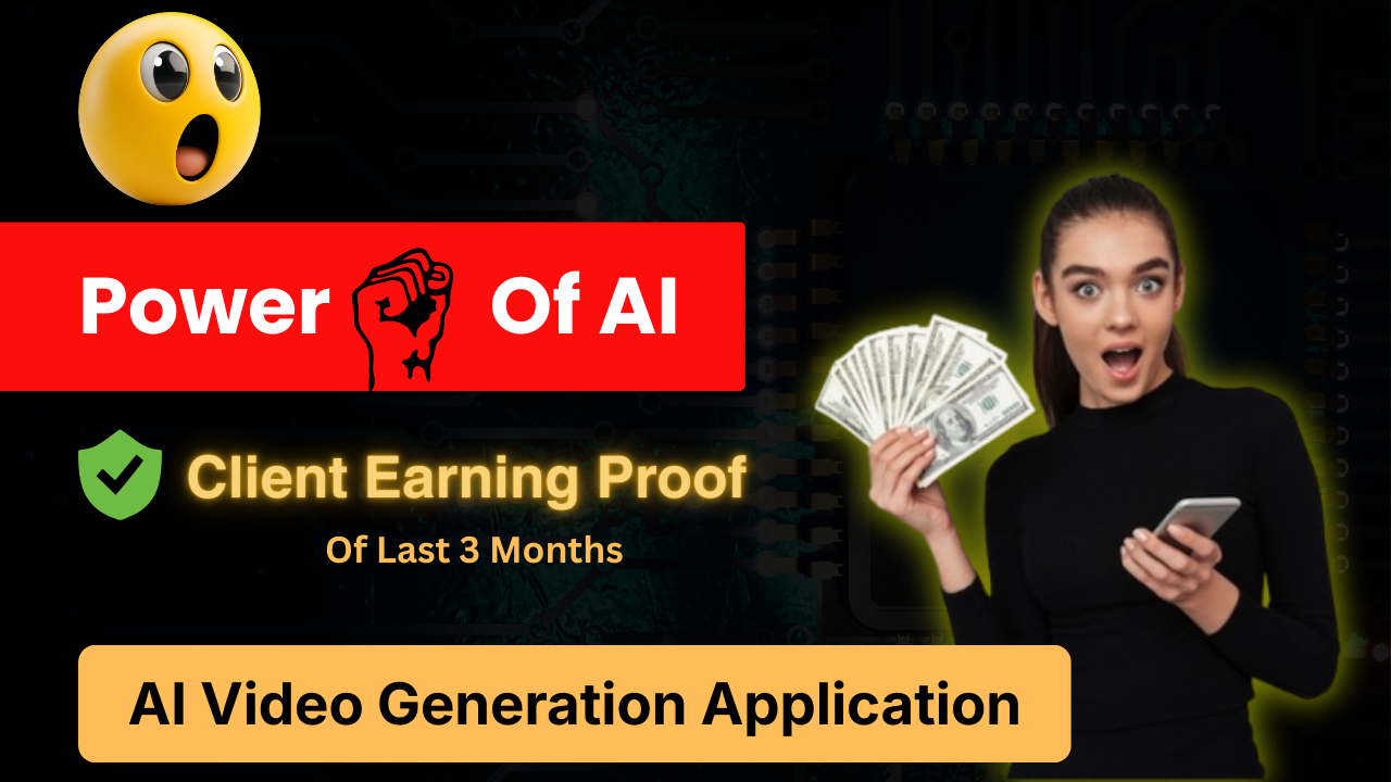 Client proof of Earning from AI Video Saas