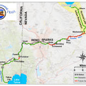 Map of Truckee River