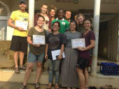 Visiting volunteers from World race to KCA Visiting volunteers from World race to KCA