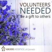 Volunteers Needed- be a gift to others