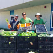 Market Share Volunteers and their harvest!