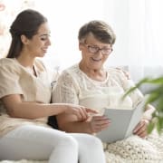 ladies reading together