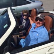 When the sun's out, the tops down for their rides. When the sun's out, the tops down for their rides.