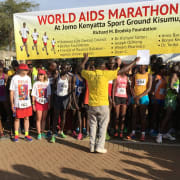 14th annual World AIDS Marathon in Kisumu, Kenya