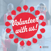 Volunteer with us blood drops