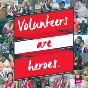Volunteers are heroes! Volunteers are heroes!