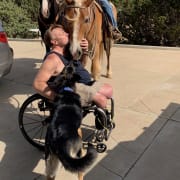 Veteran, Joel w/MAP Service Dog Sofi