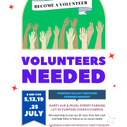 volunteers needed volunteers needed