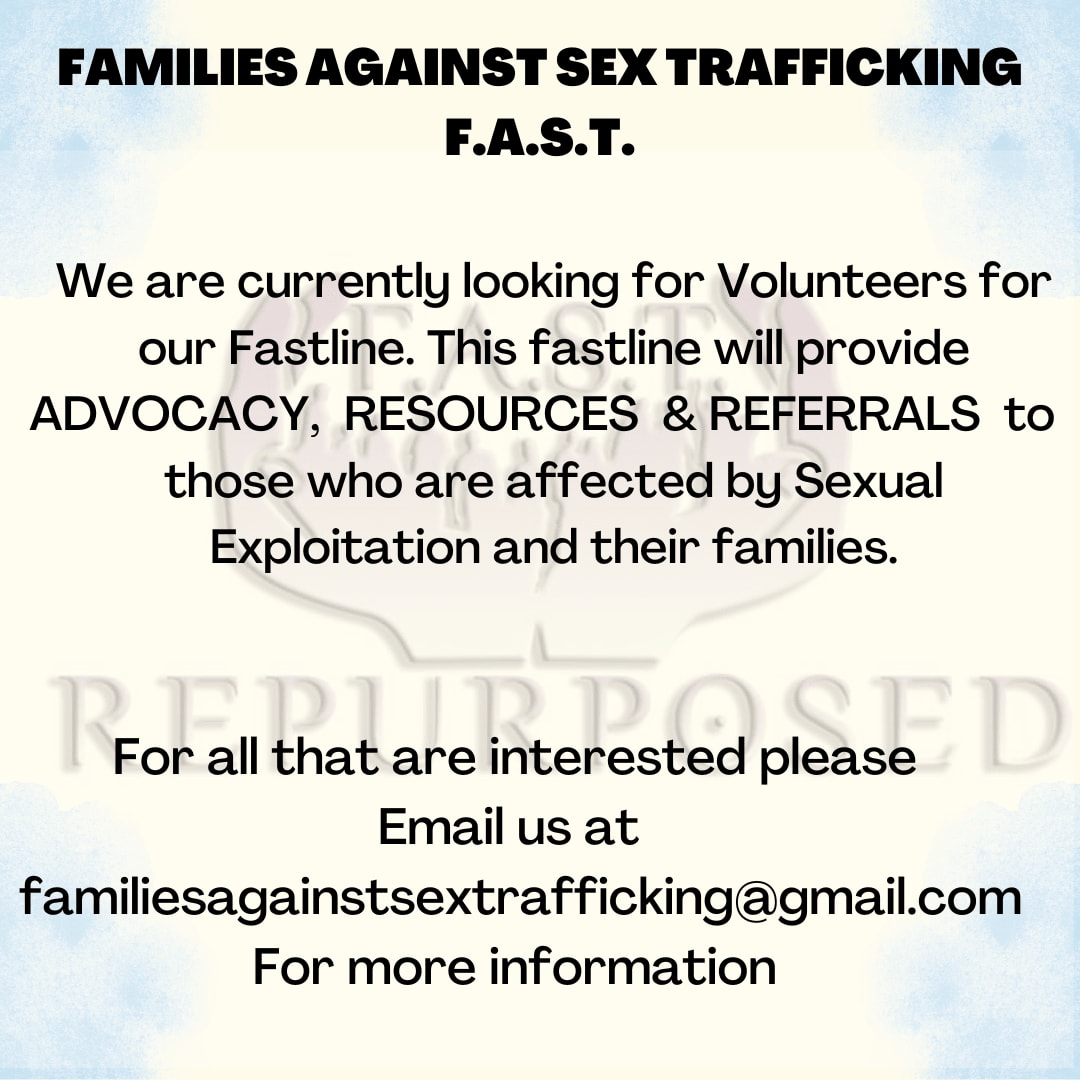 Volunteer Hotline Advocate Families Against Sex Trafficking Volunteermatch 5902