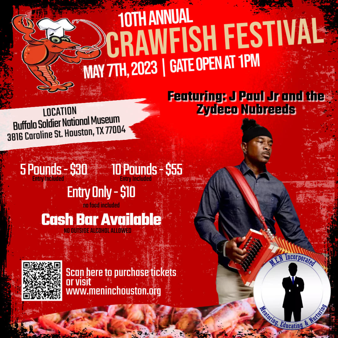 Volunteers Needed 10 Annual Crawfish Festival HOUSTON, TX