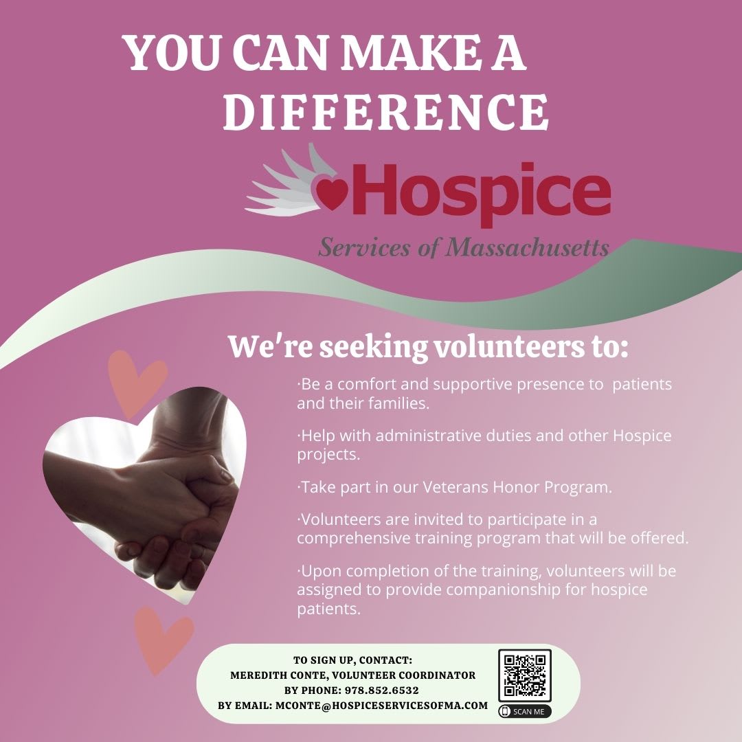 Hospice Volunteers Needed! - Westford, MA | VolunteerMatch