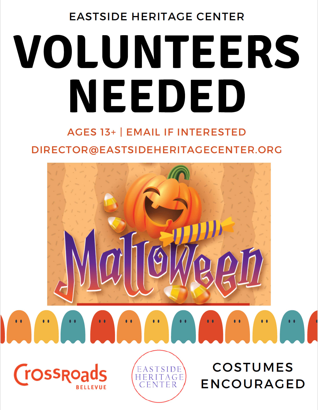 TrickorTreat Volunteers Needed For Crossroads Bellevue MallOWeen