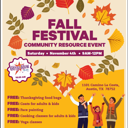 Necesitamos voluntarios y donaciones para el festival de otoño / We need  volunteers and donations for the fall festival!