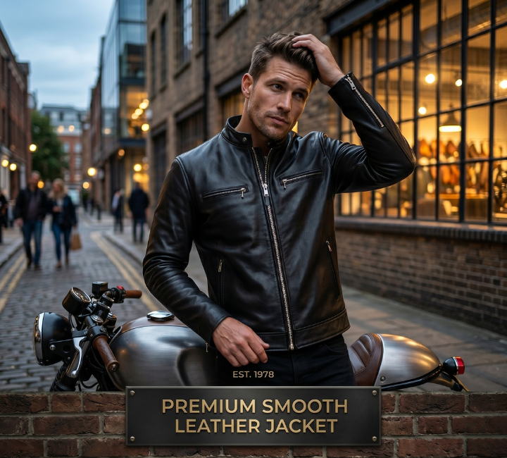Premium Leather Jacket Signature Collection