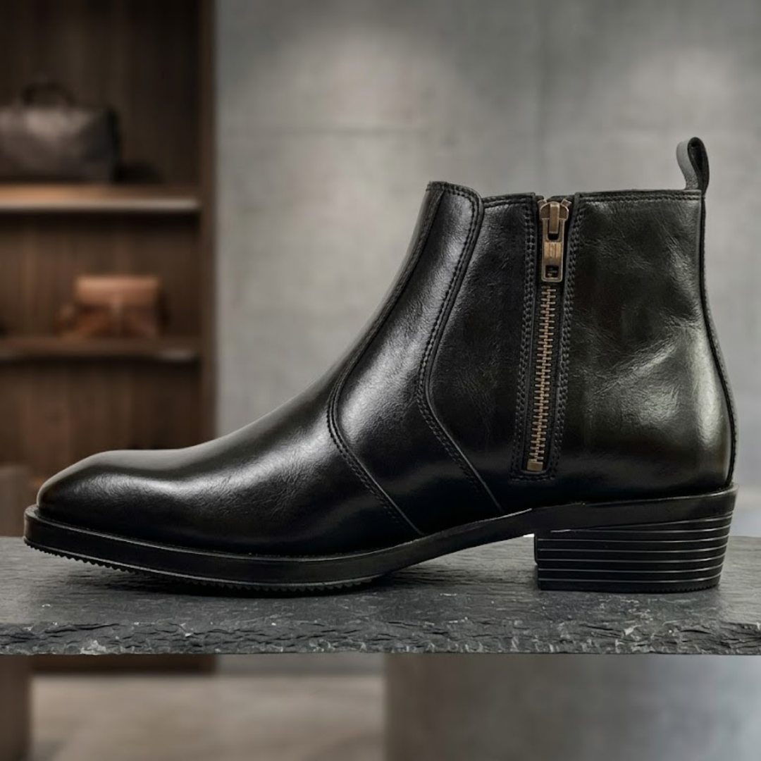 The Nero Sculpted Cuban Boot