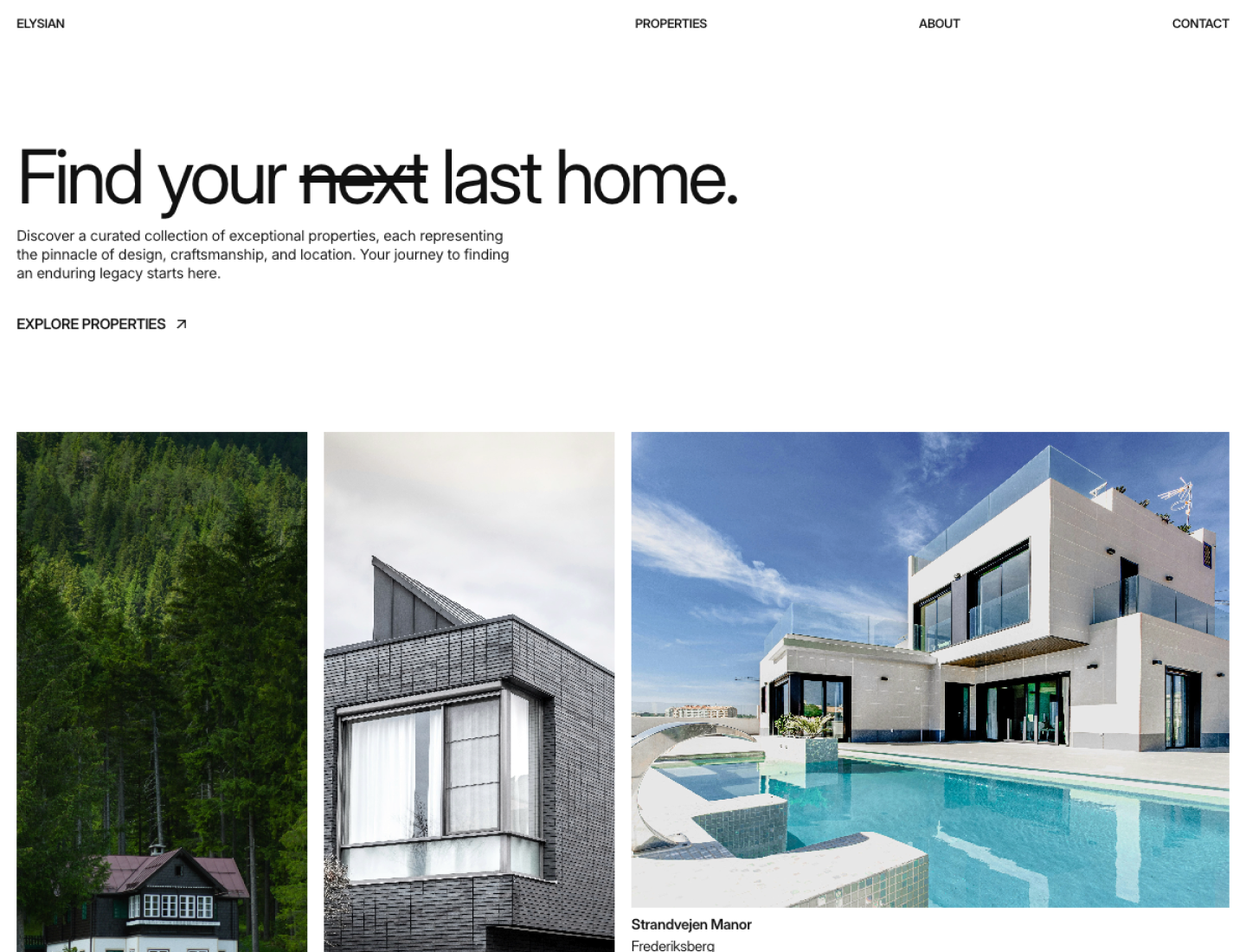 Real estate website