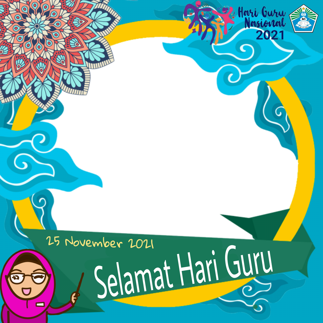 Free Unduh Twibbon SELAMAT HARI GURU buatan Maulida KU