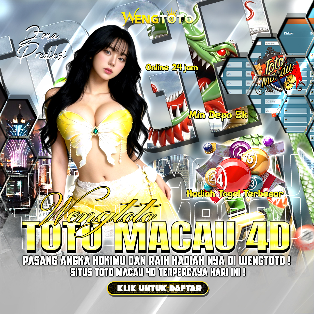 WENGTOTO Togel | Menghadirkan permainan situs Toto Macau dengan pasaran ter-lengkap