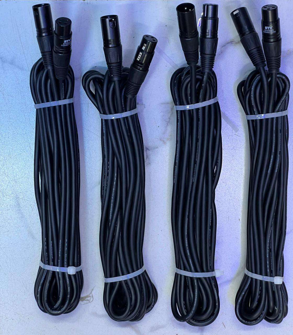 XLR Cable 10M Professional Grade Balanced Audio Connector - City Sounds Nairobi