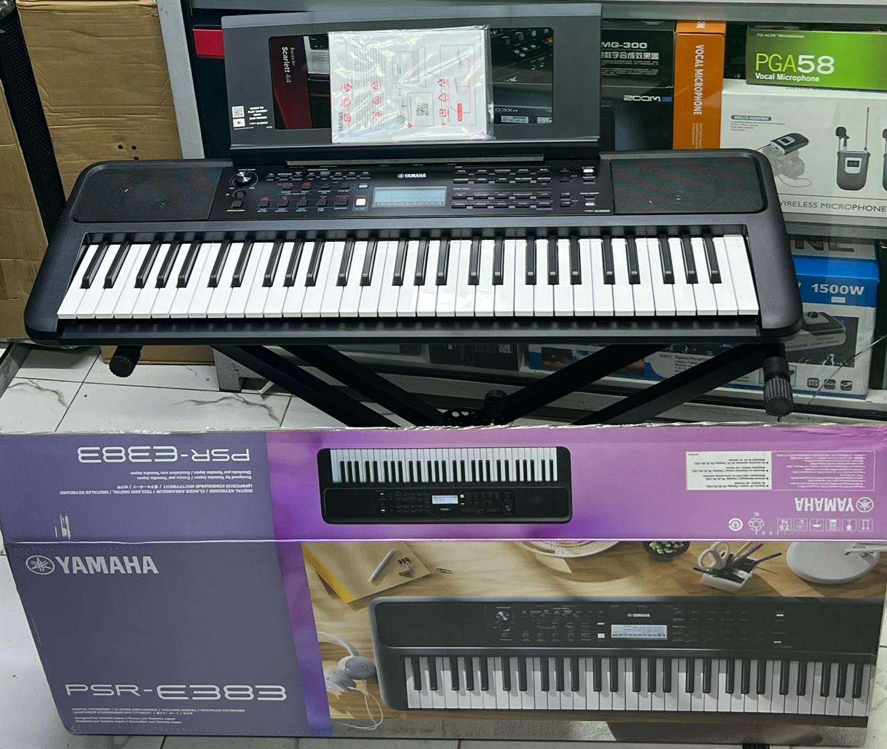 Yamaha PSR-E383 61-Key Keyboard - Professional Portable Music Workstation - City Sounds Nairobi