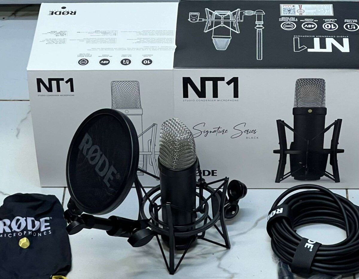 Rode NT1 Signature Large-Diaphragm Studio Condenser Mic - City Sounds Nairobi