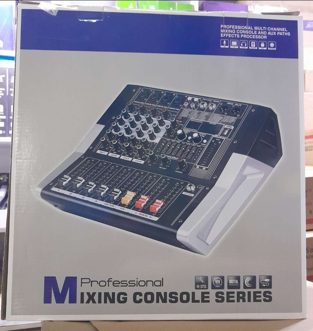 Pro Mixer KV 4-Channel Powered Audio Mixer with Bluetooth - City Sounds Nairobi