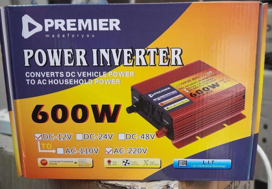 Premier 600W DC to AC Power Inverter with Cooling Fan - City Sounds Nairobi