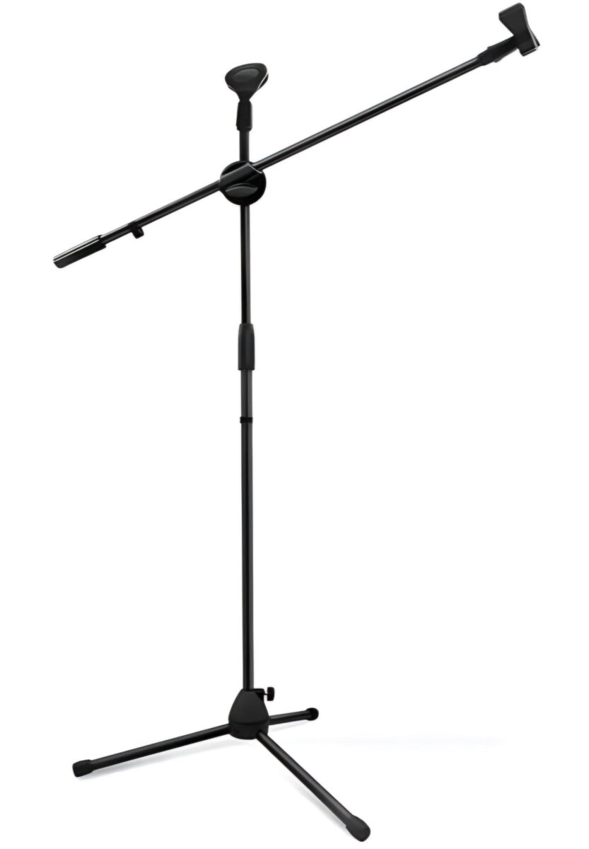 Tripod Metallic Microphone Stand - Professional Studio Grade - City Sounds Nairobi
