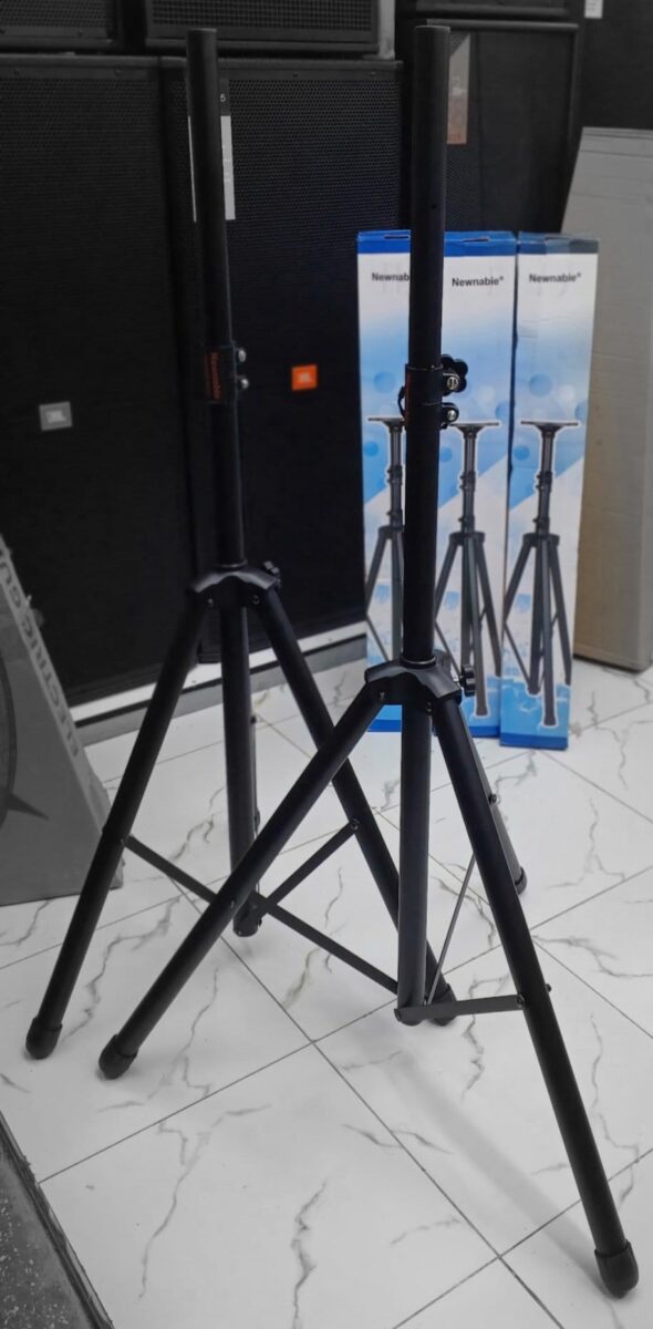 Metallic Heavy Duty Speaker Stands - Professional PA Support - City Sounds Nairobi