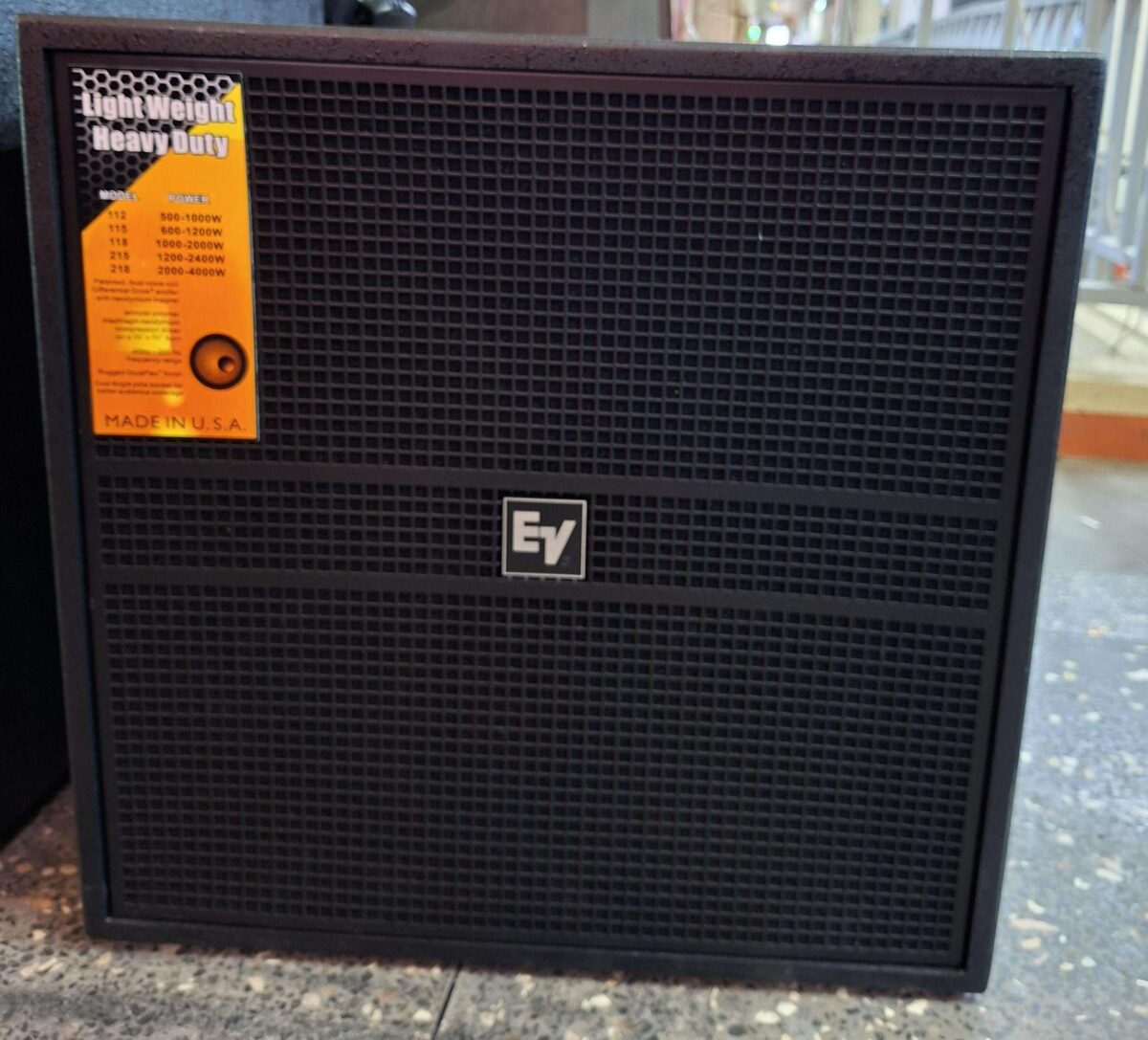 Electro-Voice DS 118 Pro Bass Speaker - USA Built Durability - City Sounds Nairobi