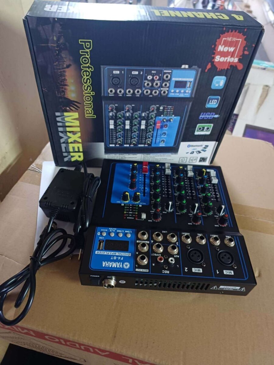 Yamaha F4-BT Professional 4-Channel Wireless Mixer Console - City Sounds Nairobi