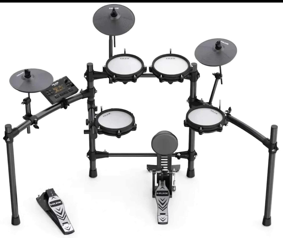 NUX DM-210 Mesh Electronic Drum Kit - Professional Studio Setup - City Sounds Nairobi